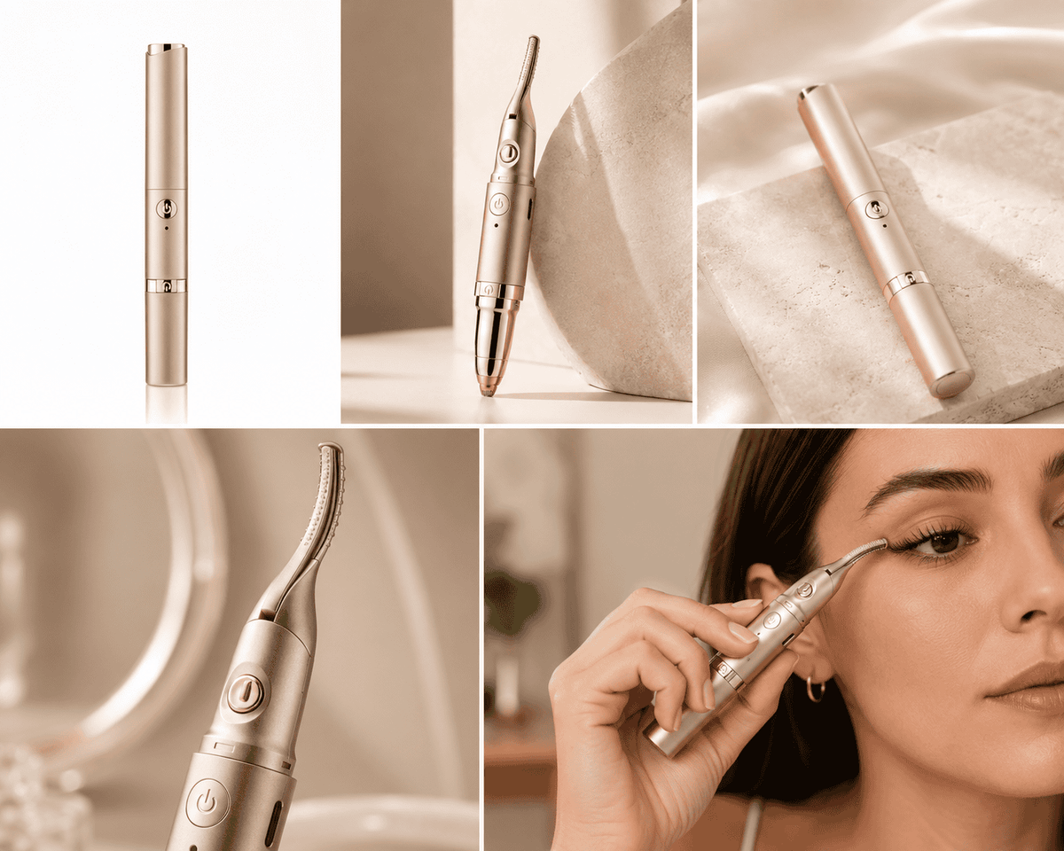 3 Retoques de Belleza. 1 Solo Dispositivo — Pestañas Perfectas en 20 Segundos