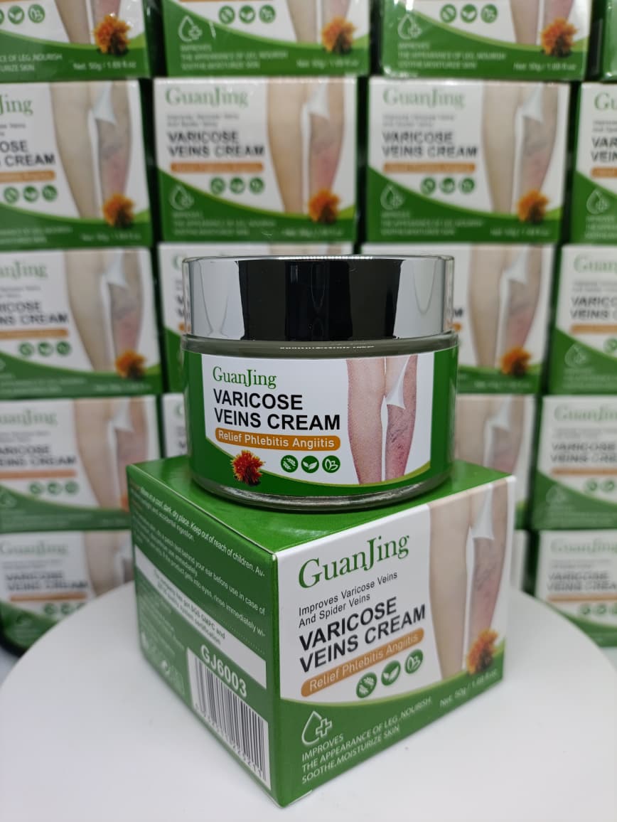 GuanJing Varicose Veins Cream - Crema para várices antes y después