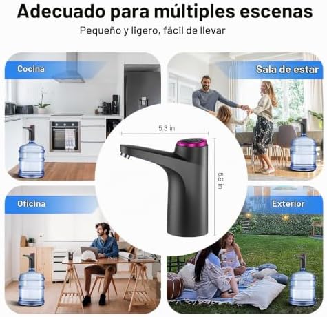 Dispensador de agua portátil para casa, oficina y camping