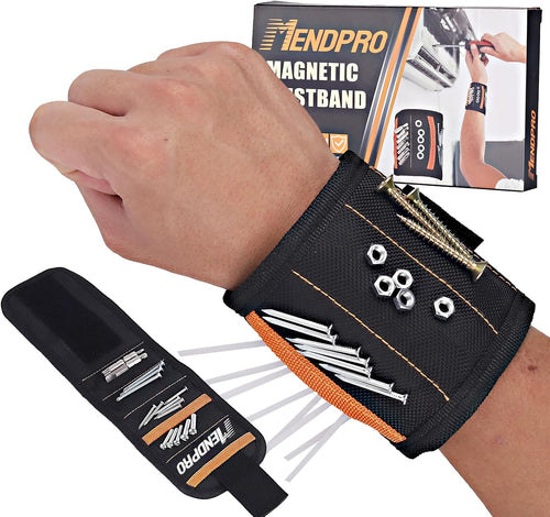 Brazalete magnético para herramientas - nailon balístico, tejido elástico y suave transpirable