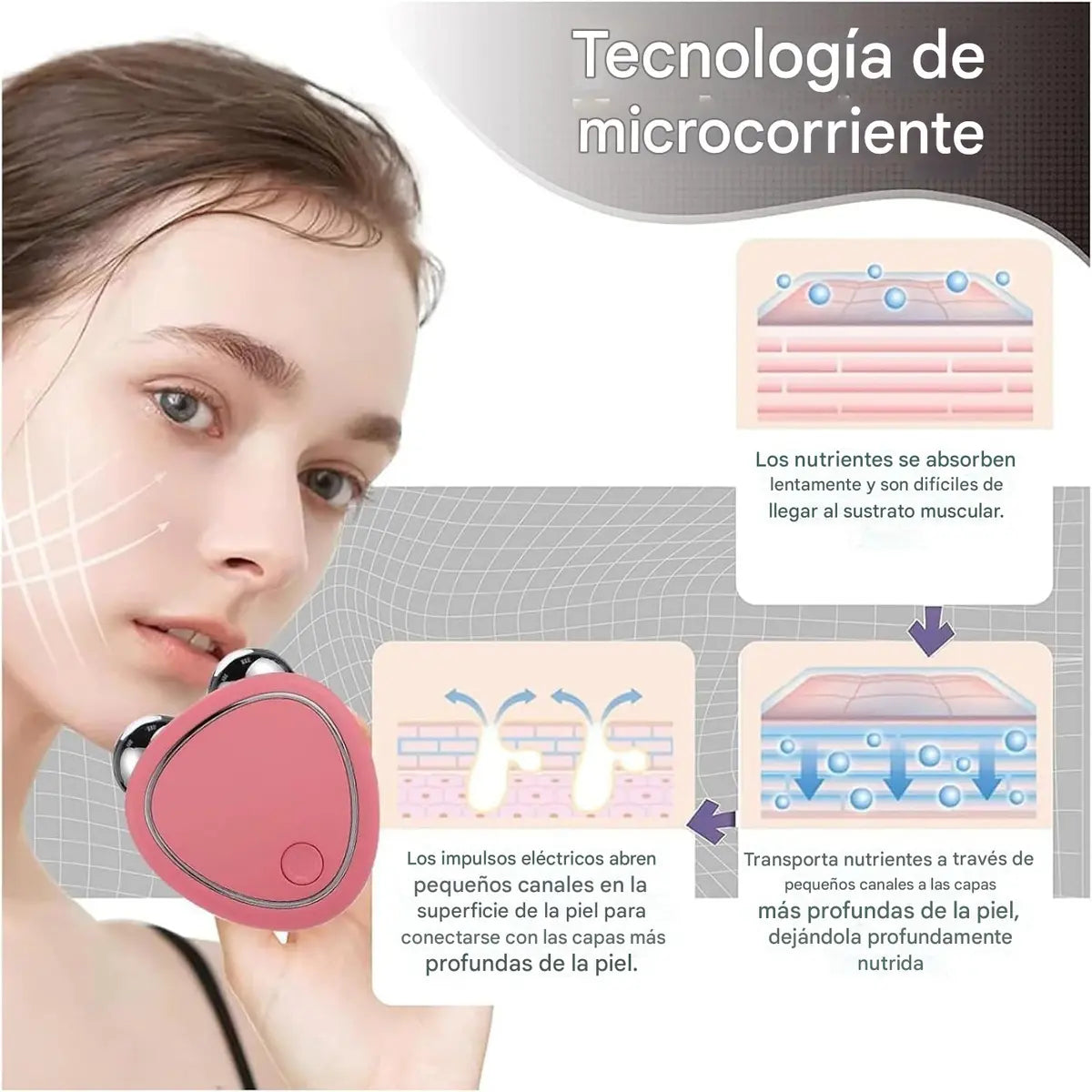 Microcorriente EMS Vibracion Sonica