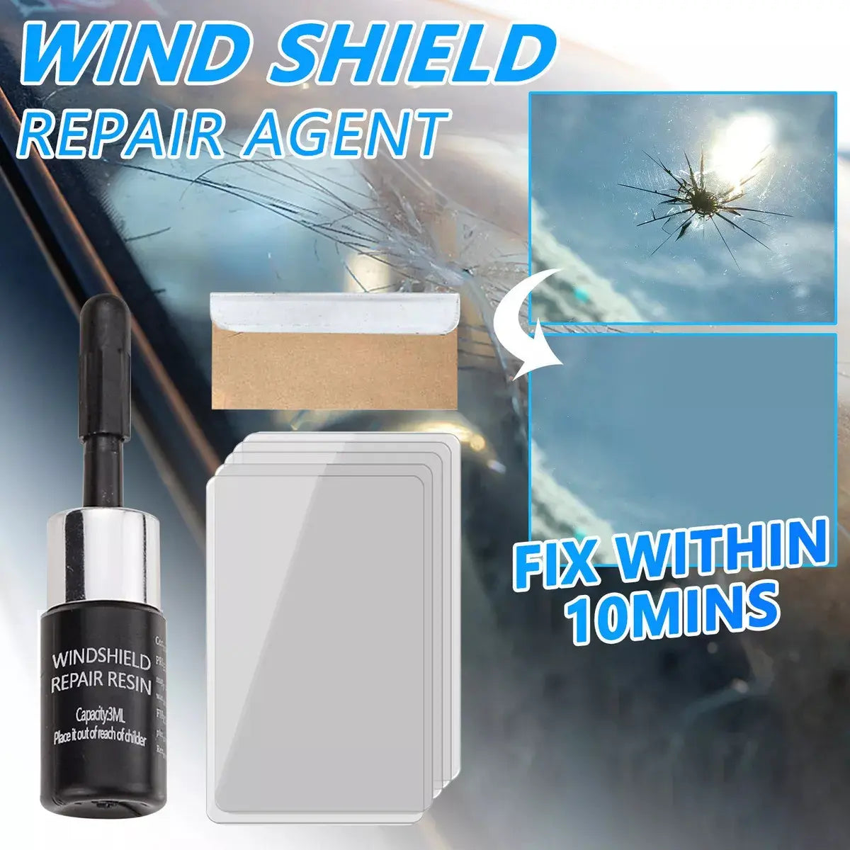 Cracked Glass Corrector Set – resultado