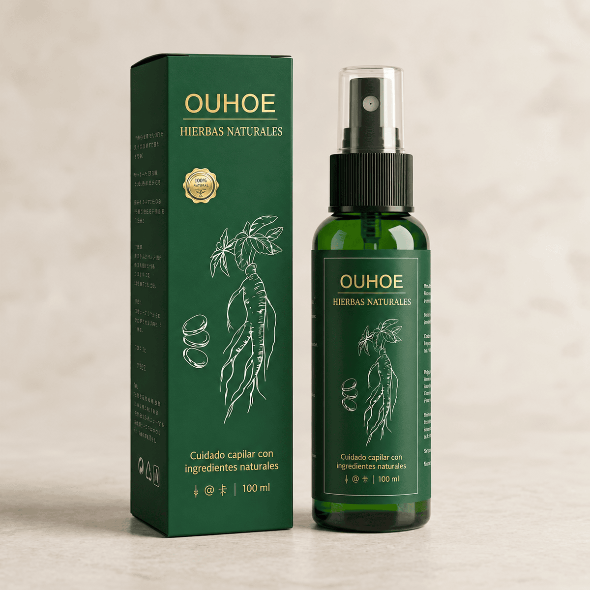 Tónico Capilar OUHOE Natural Herbs · 100 ml