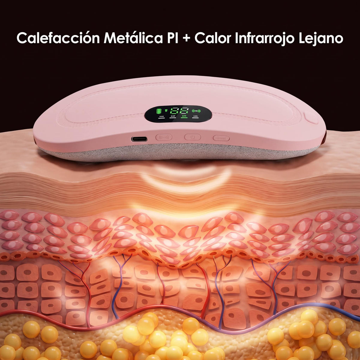 Cinturón Térmico y Masajeador Menstrual
